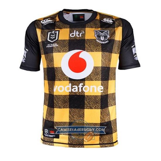 Camiseta Nueva Zelandia Warriors Rugby 2020 Amarillo